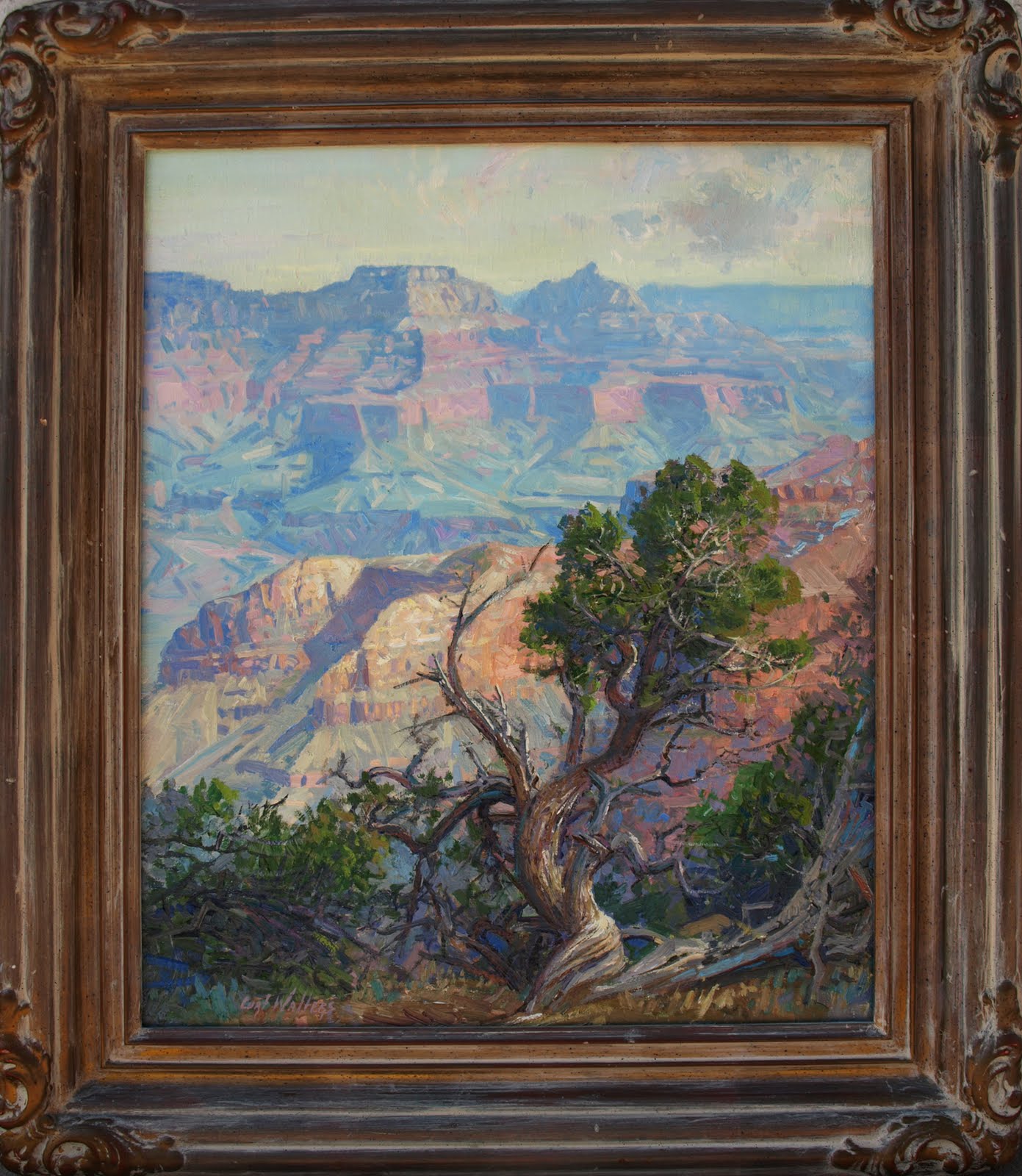 Saks Galleries Blog: Curt Walters painter of the Grand Canyon1391 x 1600