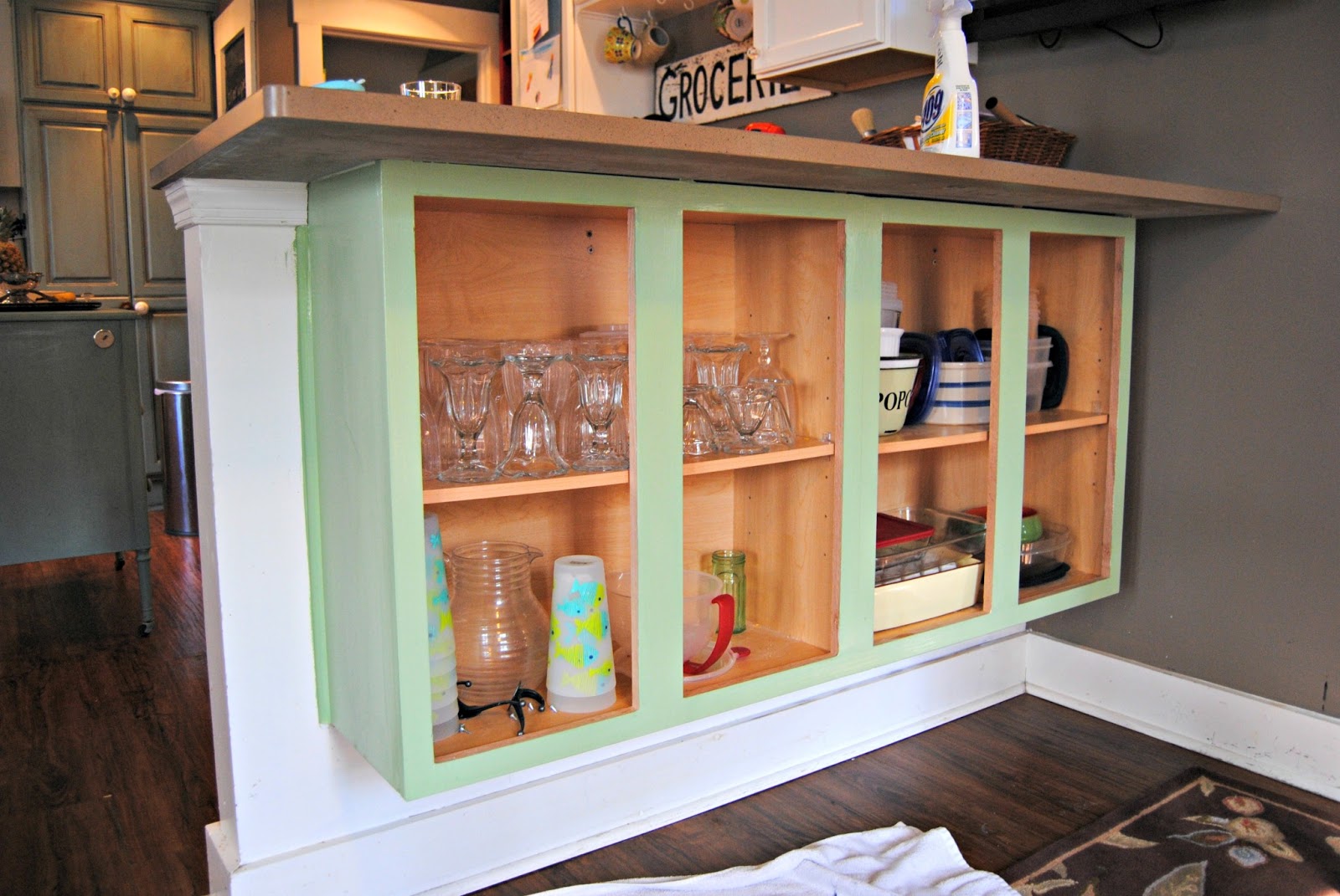 { Adding glass doors to my kitchen cabinets } - The ...