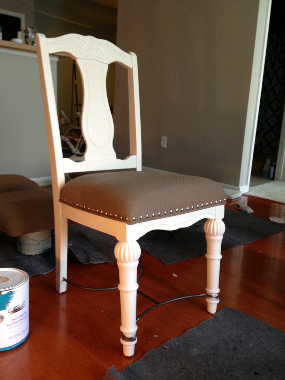 Makeshift Martha Call Me Crazy, I Painted Chair Cushions