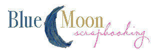 Blue moon scrapbooking