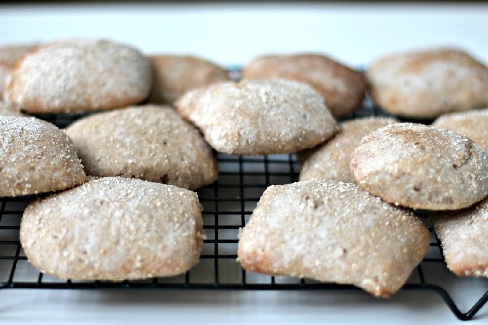 Milk and Honey Sourdough Oat Bran Rolls
