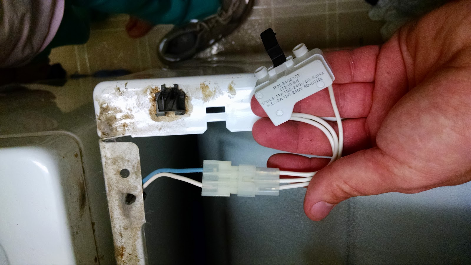 The Corray's Home Broken Dryer Switch