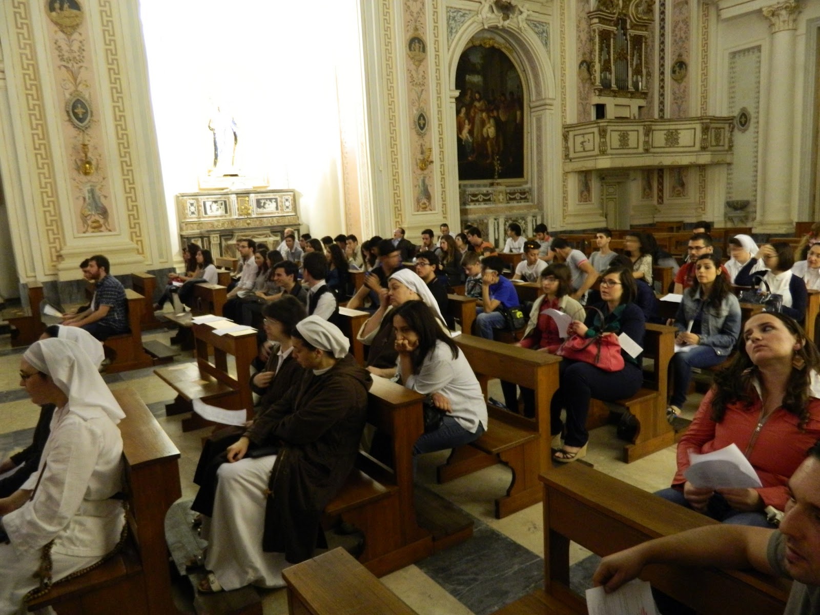 incontro di preghiera per giovani sul natale