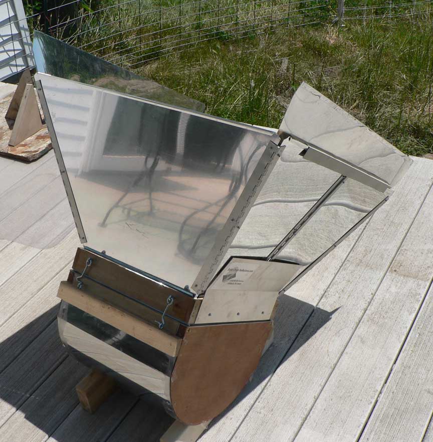 Antiquity Oaks Cooking with our solar oven