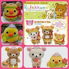 (INSTOCK Picnic Set of 3) 2012 Valentine Picnic SET / LE Happy Picnic Burger Collection