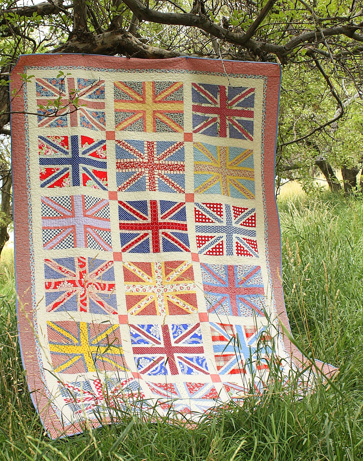 Union Jack Quilt Pattern