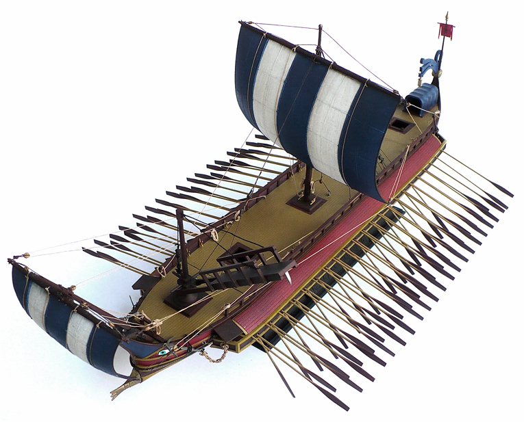 The Great Canadian Model Builders Web Page!: Roman Trireme - 2