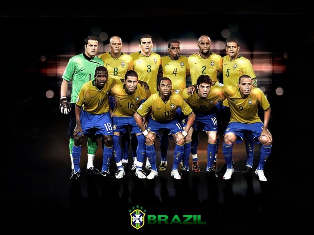 WOW: Brazil Football Team HD Wallpapers, FIFA World Cup 2014 Wallpaper