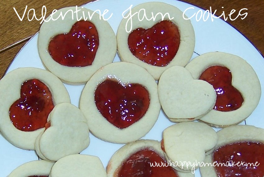 Happy Homemaker Me Valentine Jam Cookies
