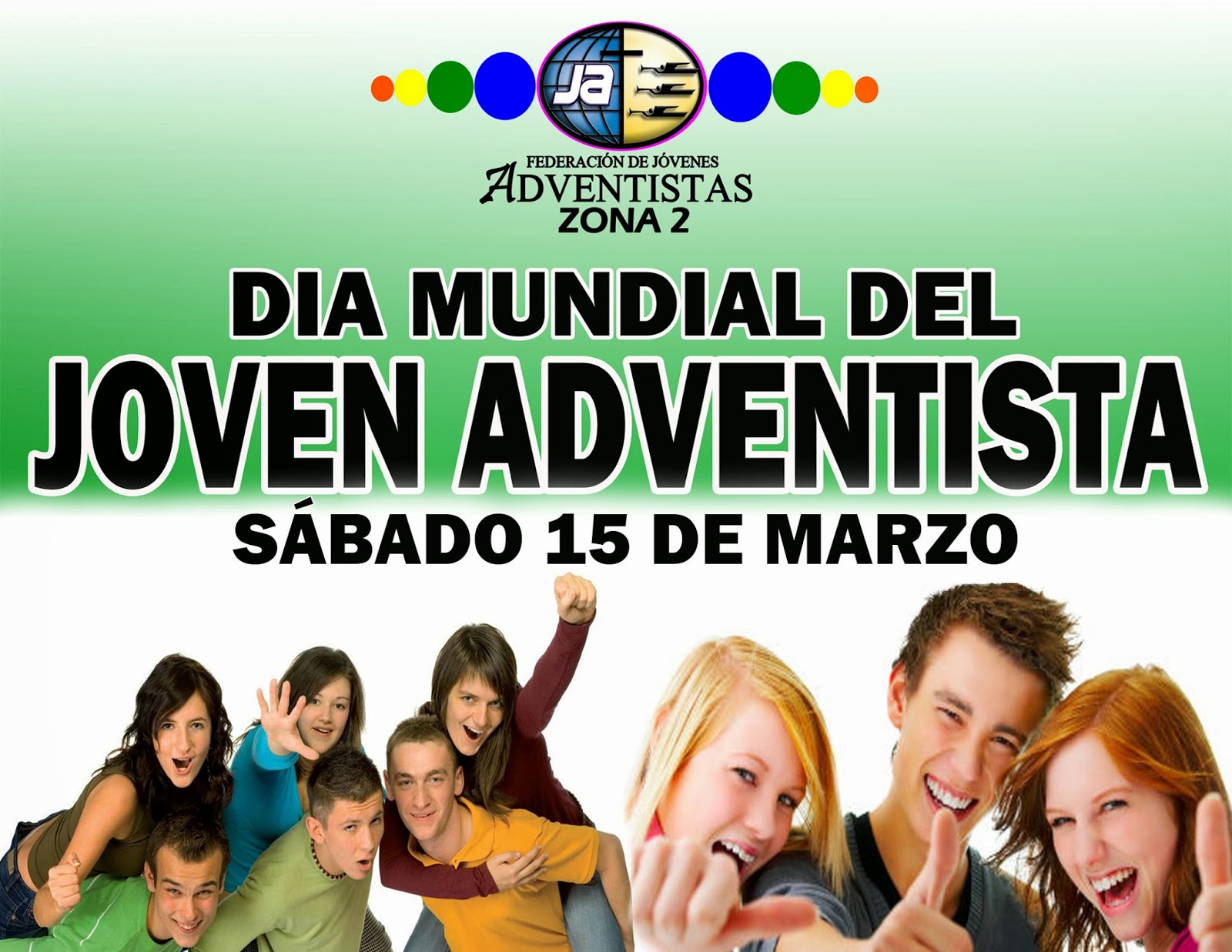 FEDERACIÓN DE JÓVENES ADVENTISTAS ZONA 2 PROGRAMA PARA EL DÍA MUNDIAL