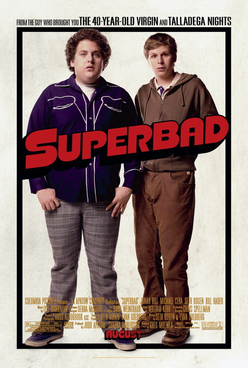 superbad movie cover. superbad poster.