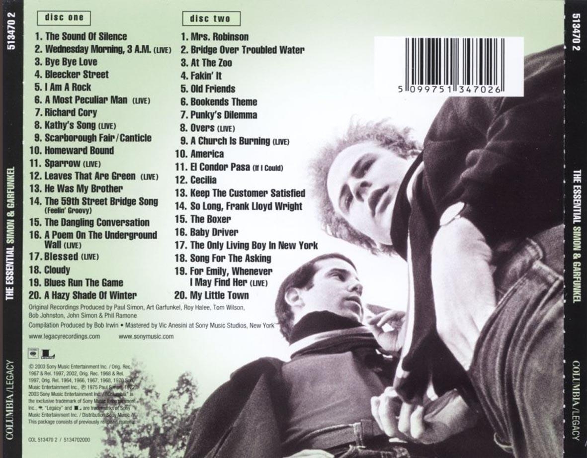 Simon Garfunkel The Essential Simon Garfunkel - YouTube