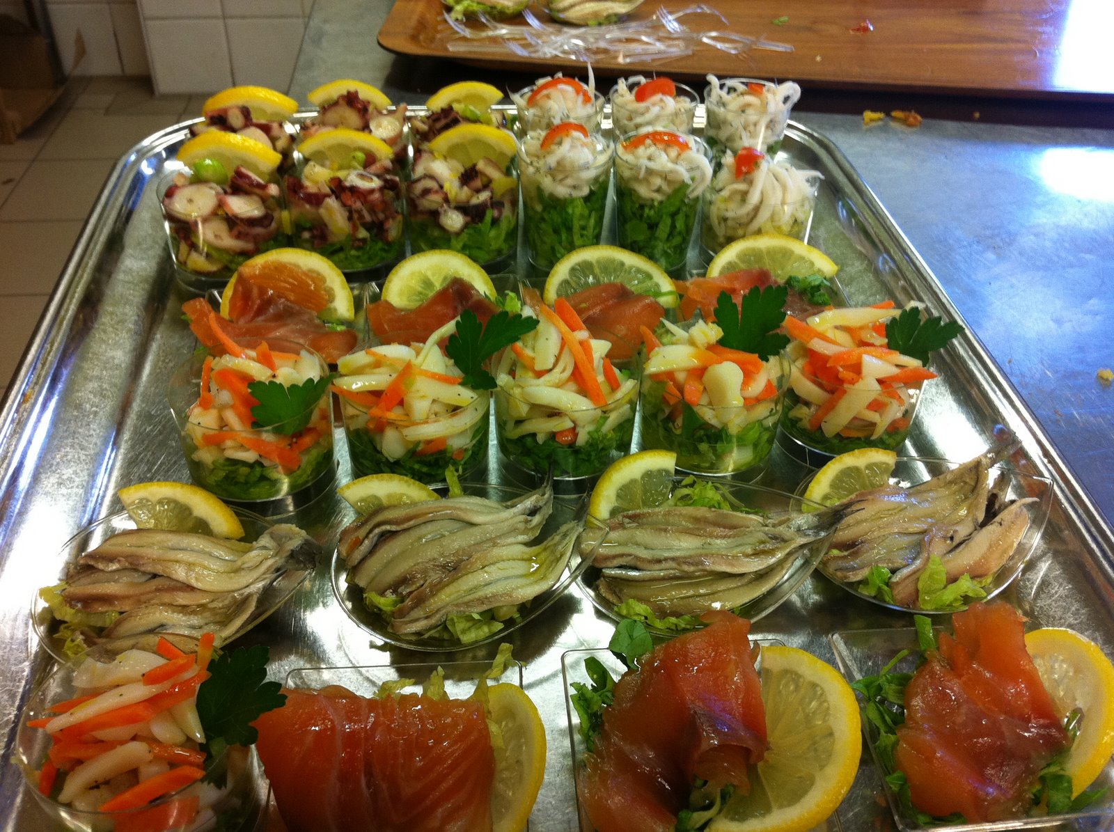 arte cucina' la modernità dentro la tradizione ANTIPASTINI DI MARE