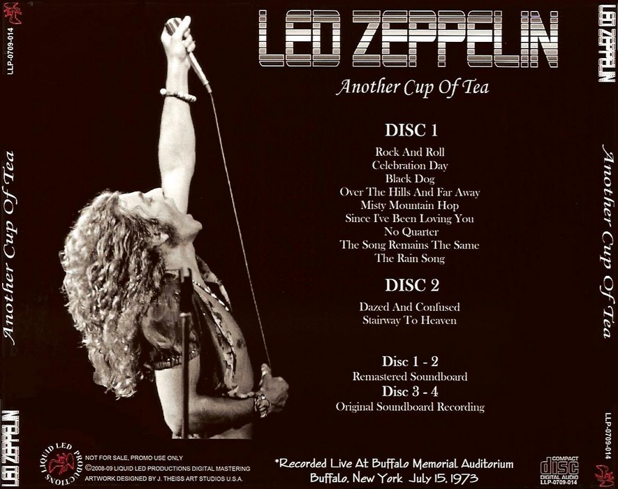 Long Live Led Zeppelin 1973.07.15 Led Zeppelin Buffalo NY Another Cup