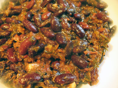 kidney bean curry