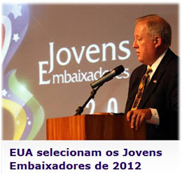 Notícia sobre os Jovens Embaixadores 2012 no site da Embaixada Americana