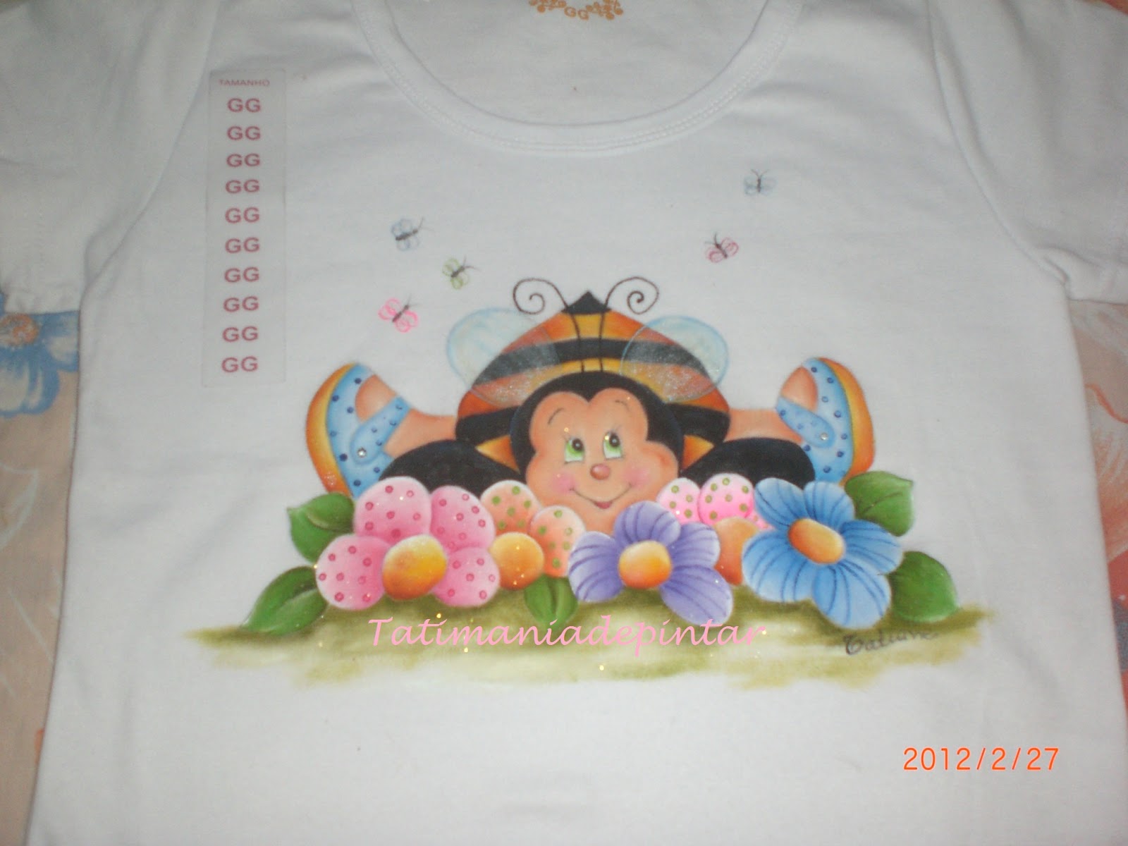 blusas pintadas a mao
