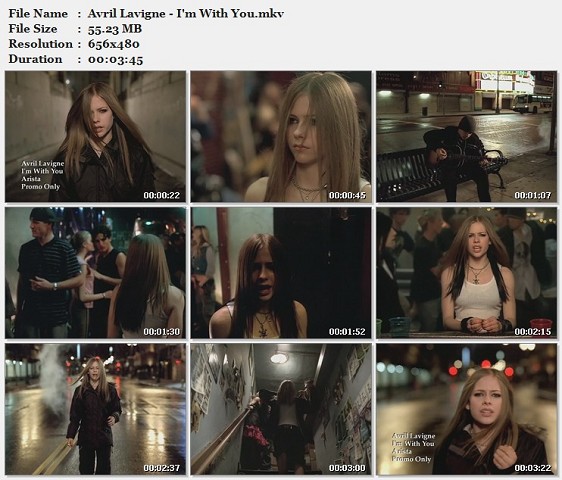 avril lavigne music video for free. Avril Lavigne I#39;m With You HD