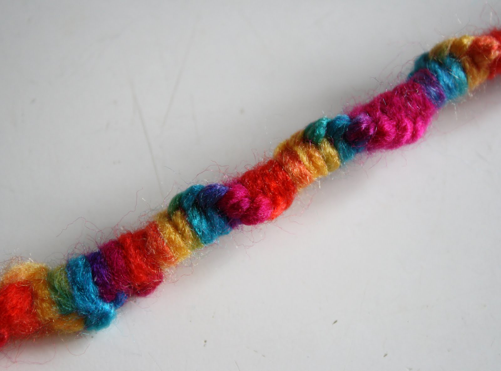 How to make an adjustable knot (for bracelets, necklaces, etc). I always forget  how to do this! 3 likes 24. "Spread the love: heart pattern friendship bracelets"  made with embroider floss. 5 likes 24 repins. cool 17 strand braid. 5 likes 19  repins.
