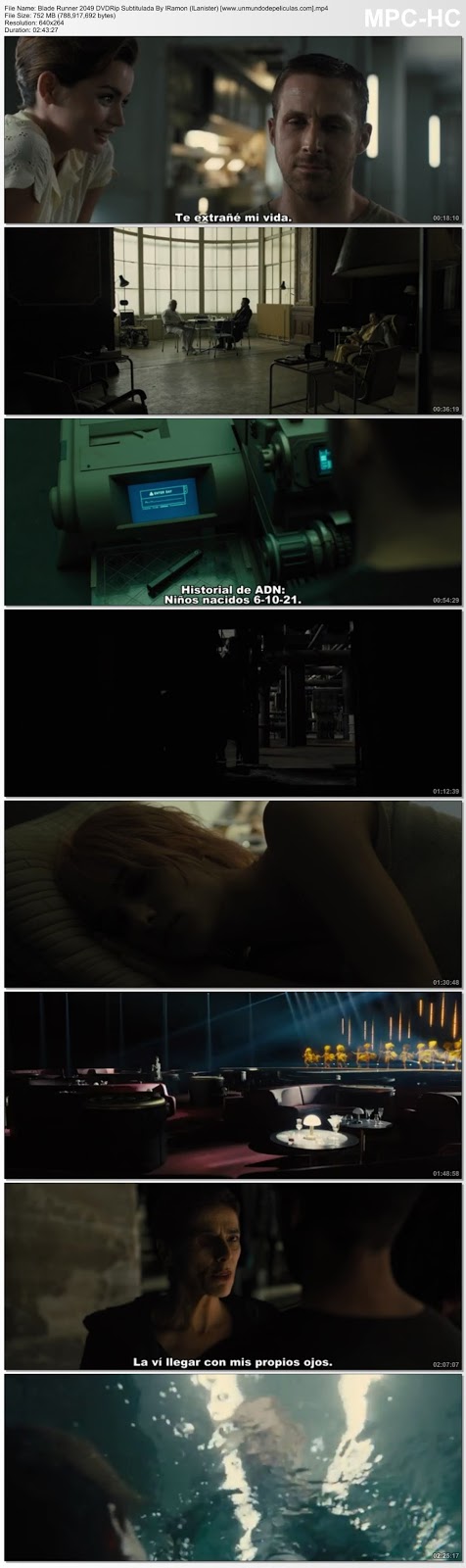 Capturas de la película.