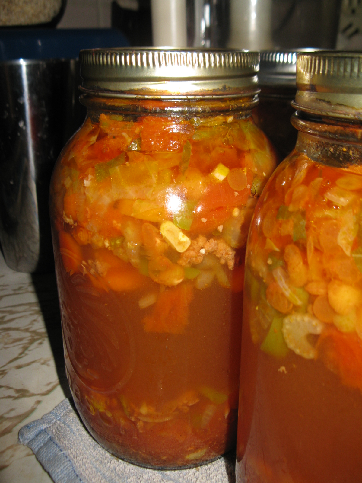Simply Homemaking Canning Vegetable Soup