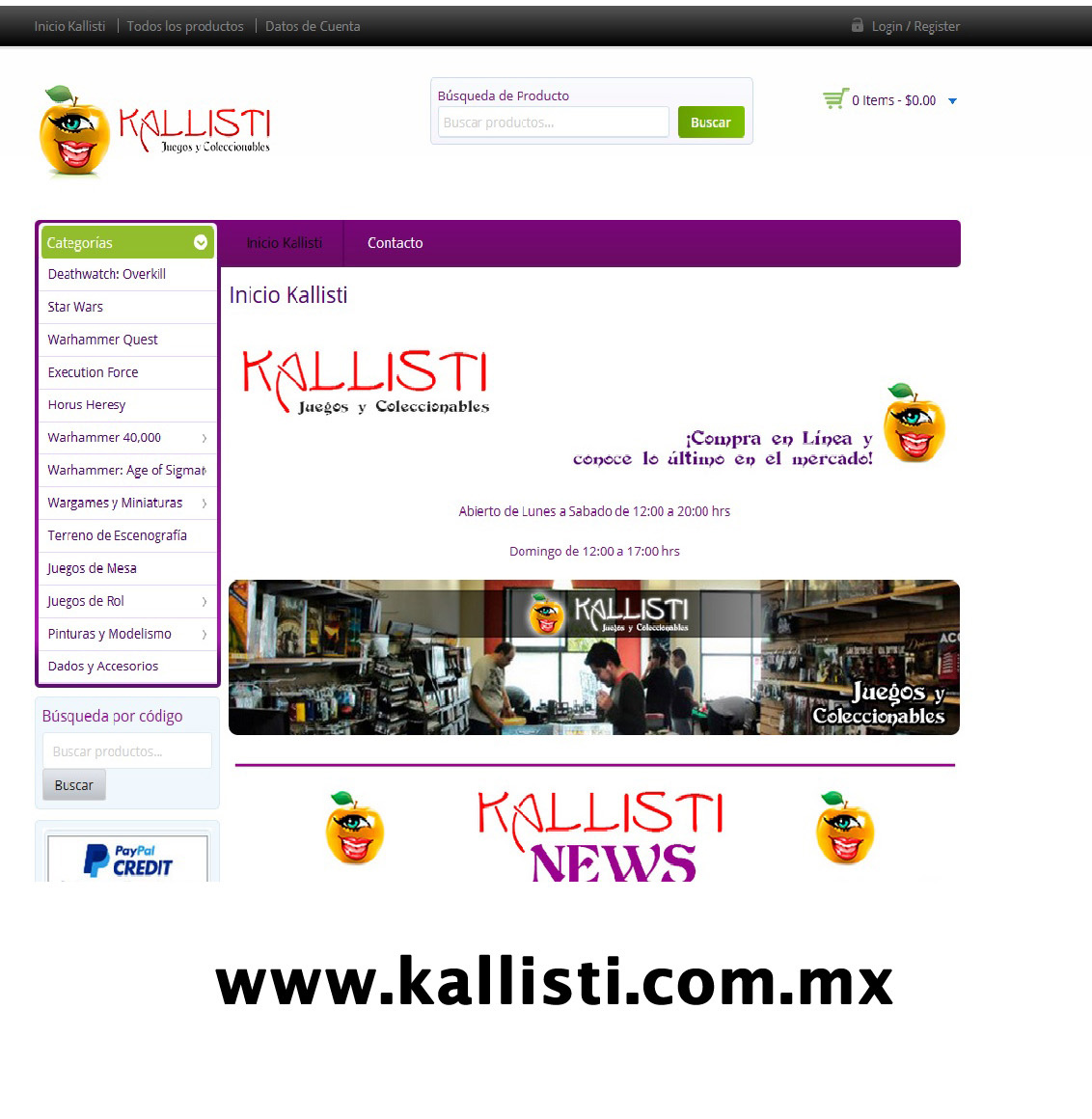 Visita Nuestra Tienda En Linea