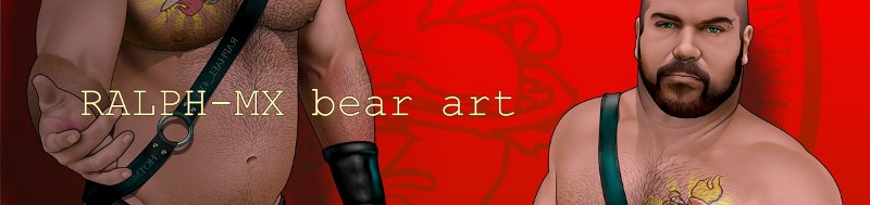 RALPH-MX bear art