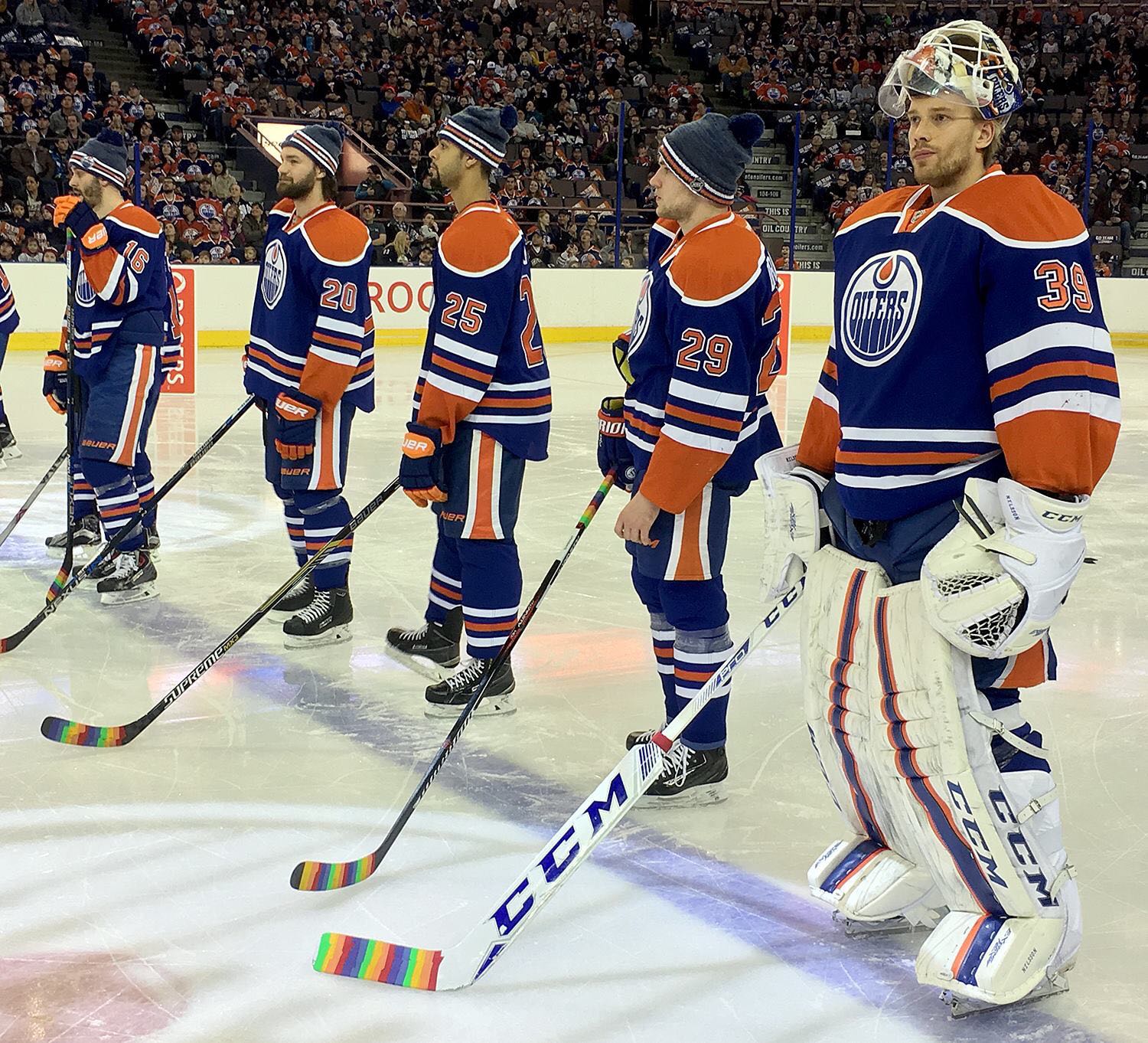 Ben Aquila's blog A Canadian NHL team uses Pride Tape for first time