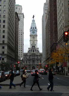 View of City Hall from the Avenue of the Arts in Philadelphia