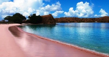 Keindahan Pantai Pink di lombok | Uniknya Nusantara Indonesia