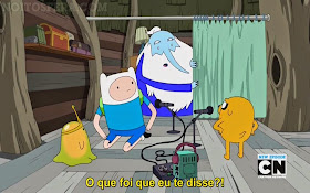 O pior dos cartoons - Alguns episódios censurados de Hora de Aventura: Tree  Trunks: Os produtores de Adventure Time, não haviam posto a cena do final  do episodio, onde mostra Dona tromba