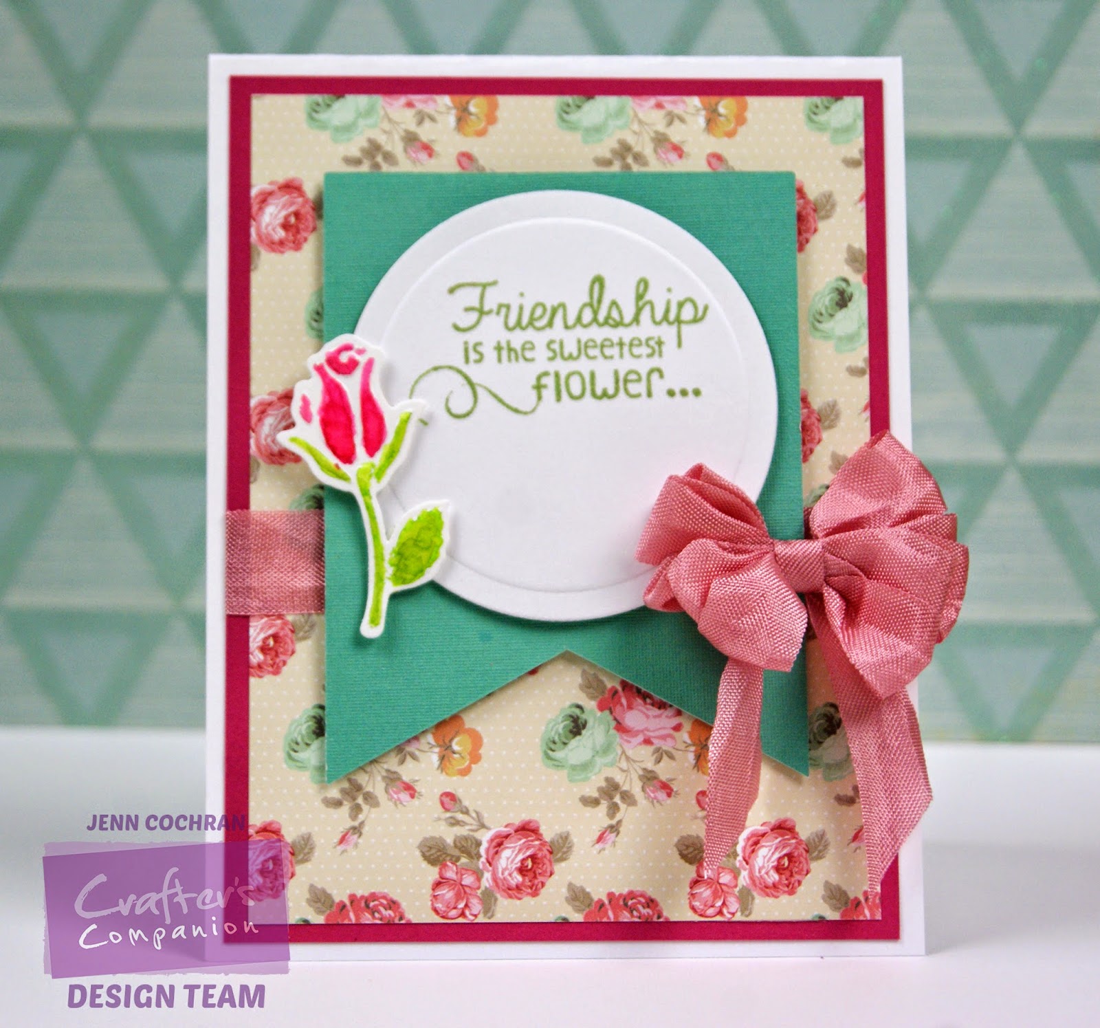 Really Reasonable Ribbon Blog Sweetest Flower by Jenn Cochran