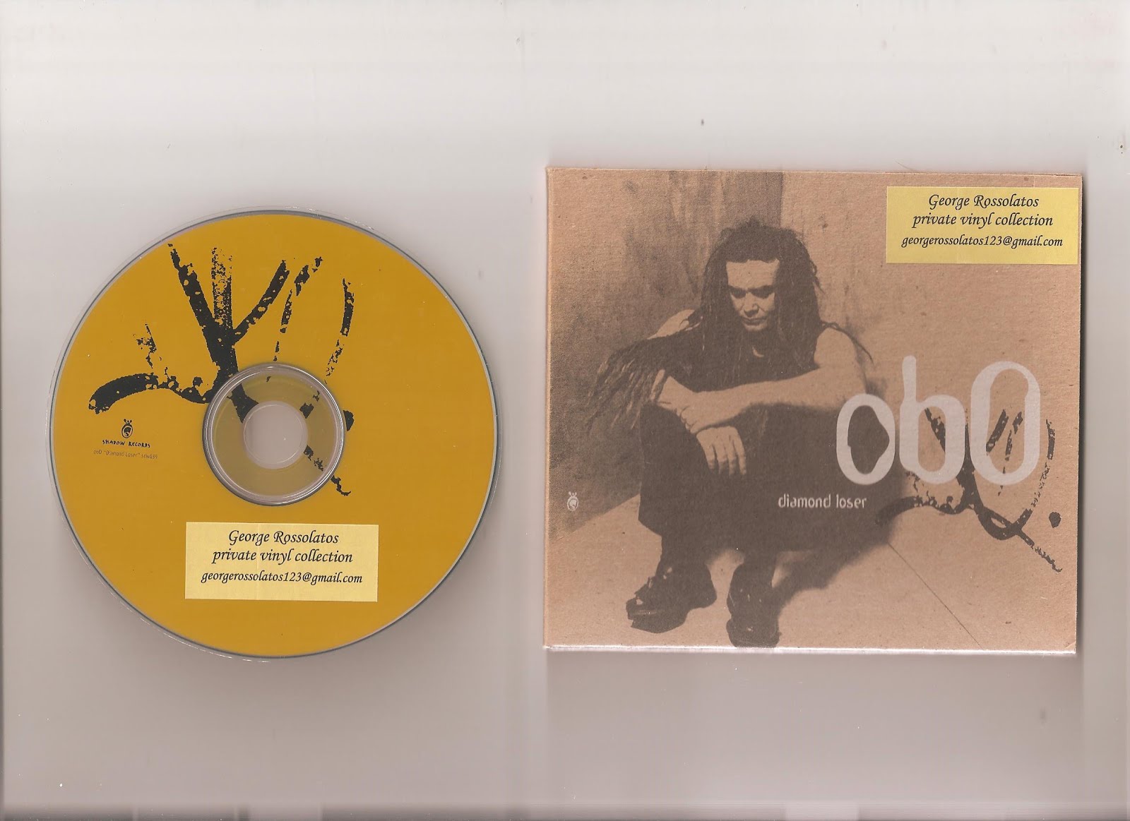 Obo Diamond Loser On Shadow Records Book Cover Vinyl Shadow