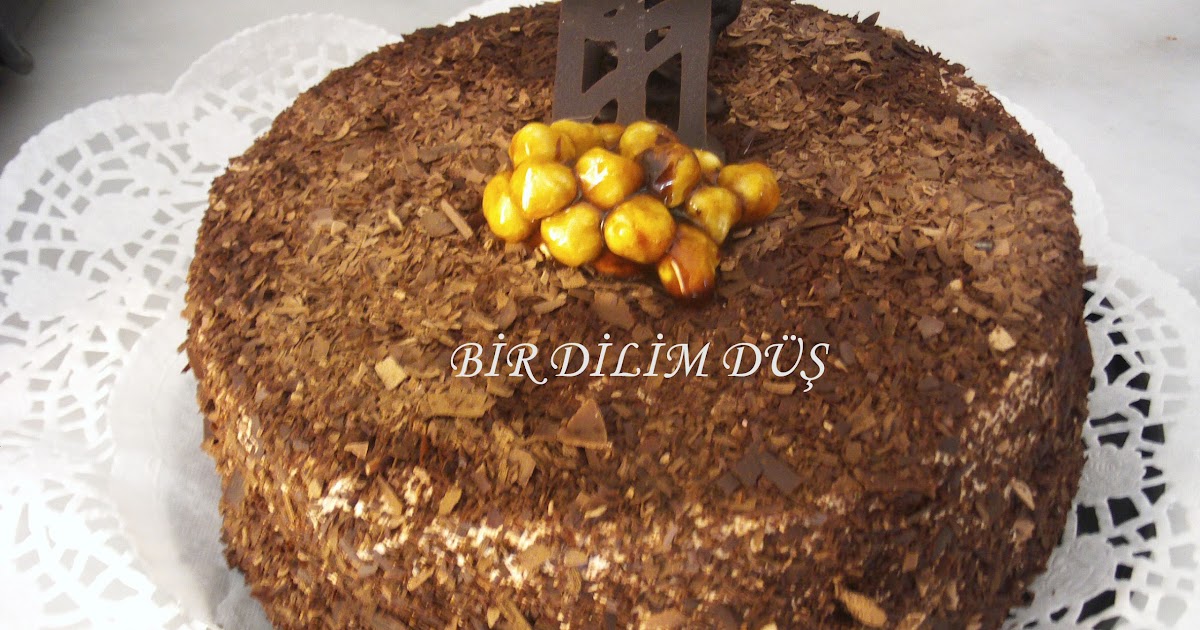 Bir Dilim Düş KROKANLI VE BOL ÇİKOLATALI PASTA
