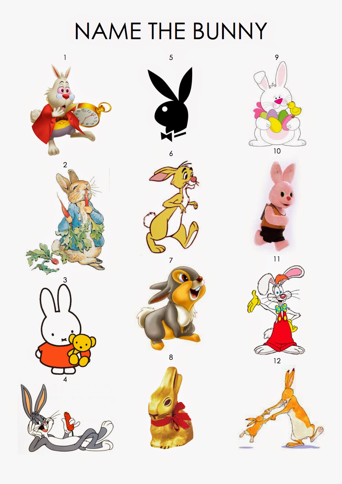 You are In Good Company: GOOD FUN - Bunny Party Game