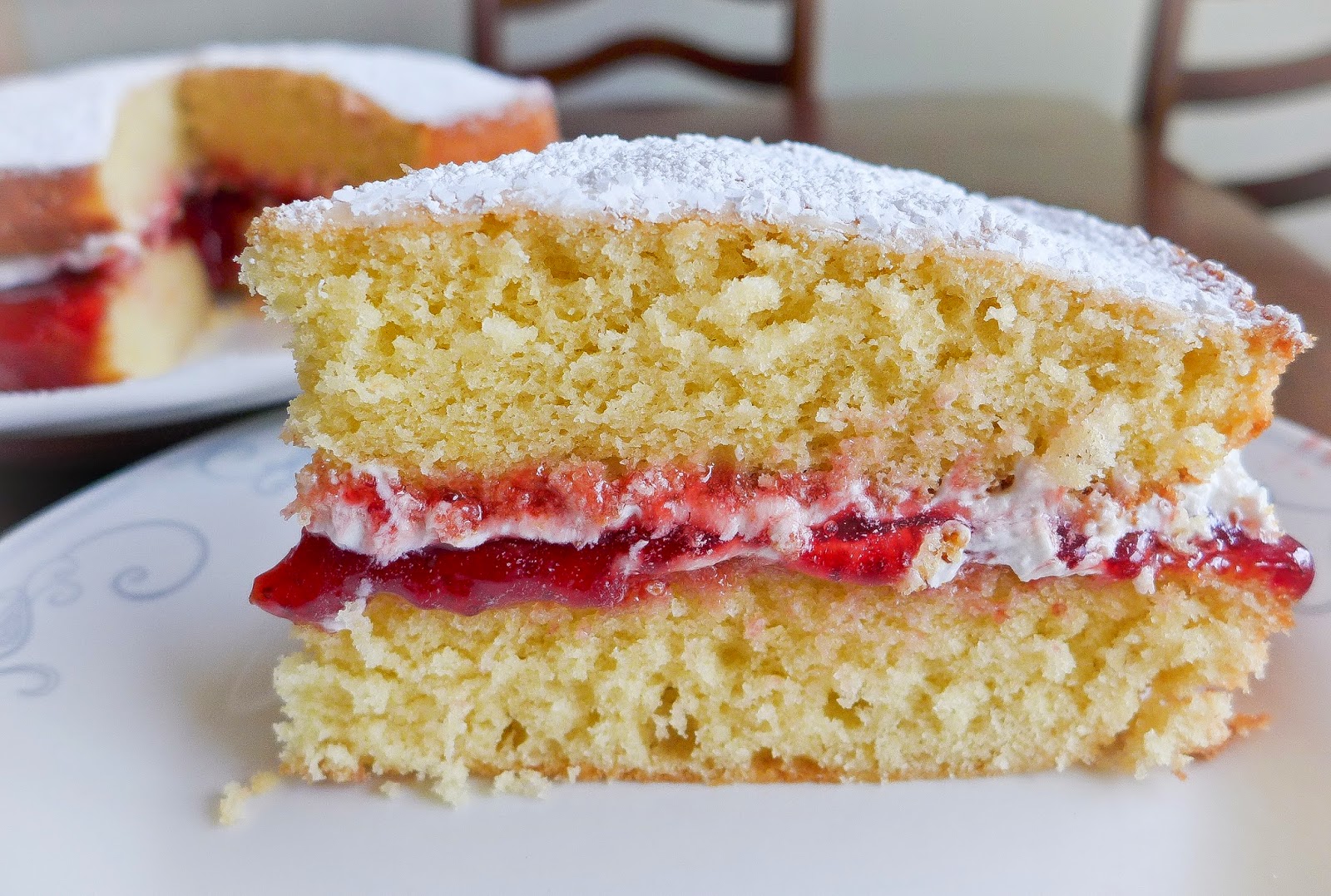 Dimples & Delights Victoria Sponge (or Sandwich) Cake & High Altitude