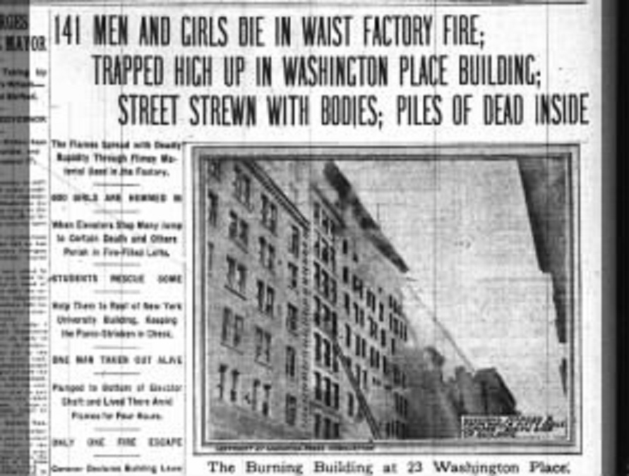 Other newspaper headlines of the fire ~
