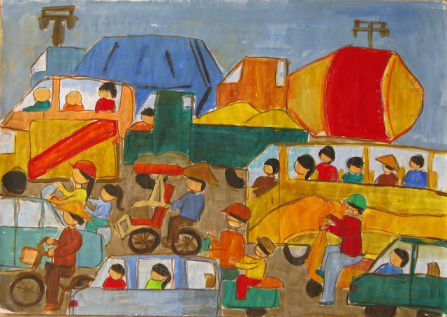 CUỘC THI VẼ TRANH CHỦ ĐỀ VĂN HÓA GIAO THÔNG CUỘC THI VẼ TRANH CHỦ ĐỀ VĂN HÓA GIAO THÔNG