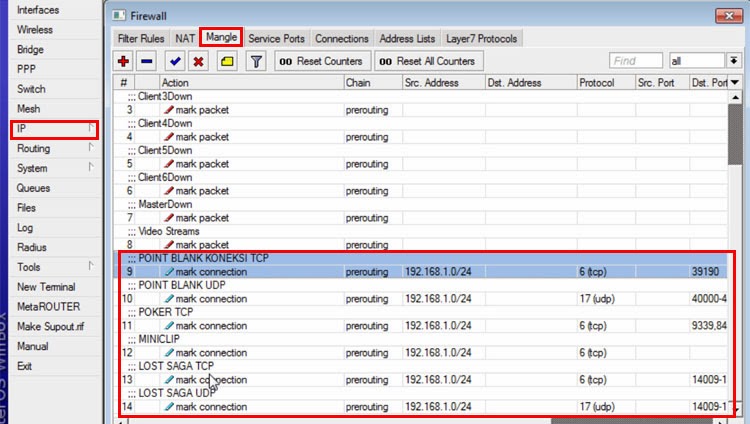 Management Bandwidth Prioritize Online Games On Mikrotik