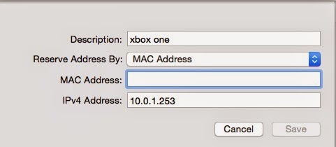 mac address for an xbox 1