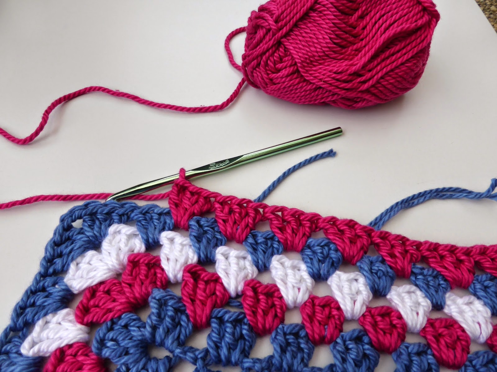 How to repair a missed stitch in your granny blanket The Crafty Co