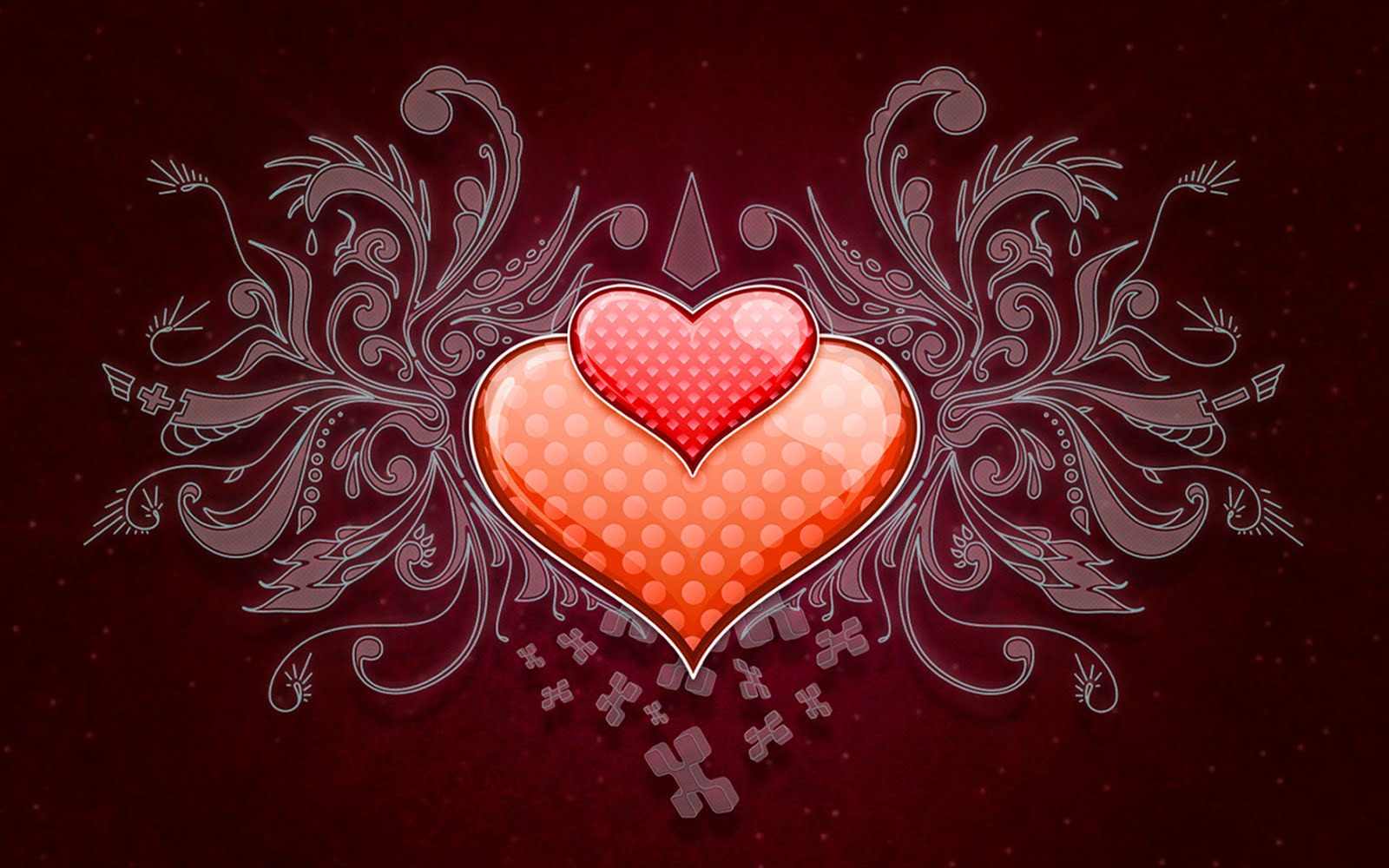 hearts wallpaper hd