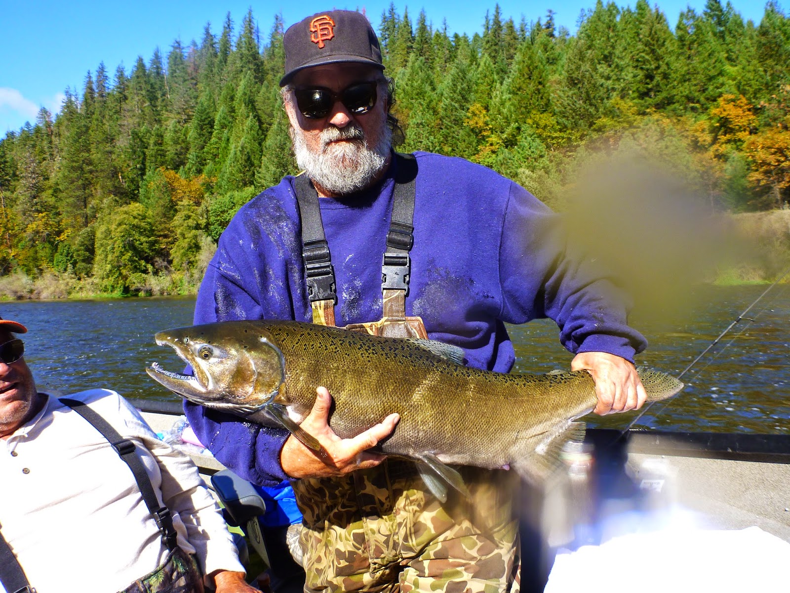 Klamath River Salmon and Steelhead Fishing with Ironhead Guide Service.