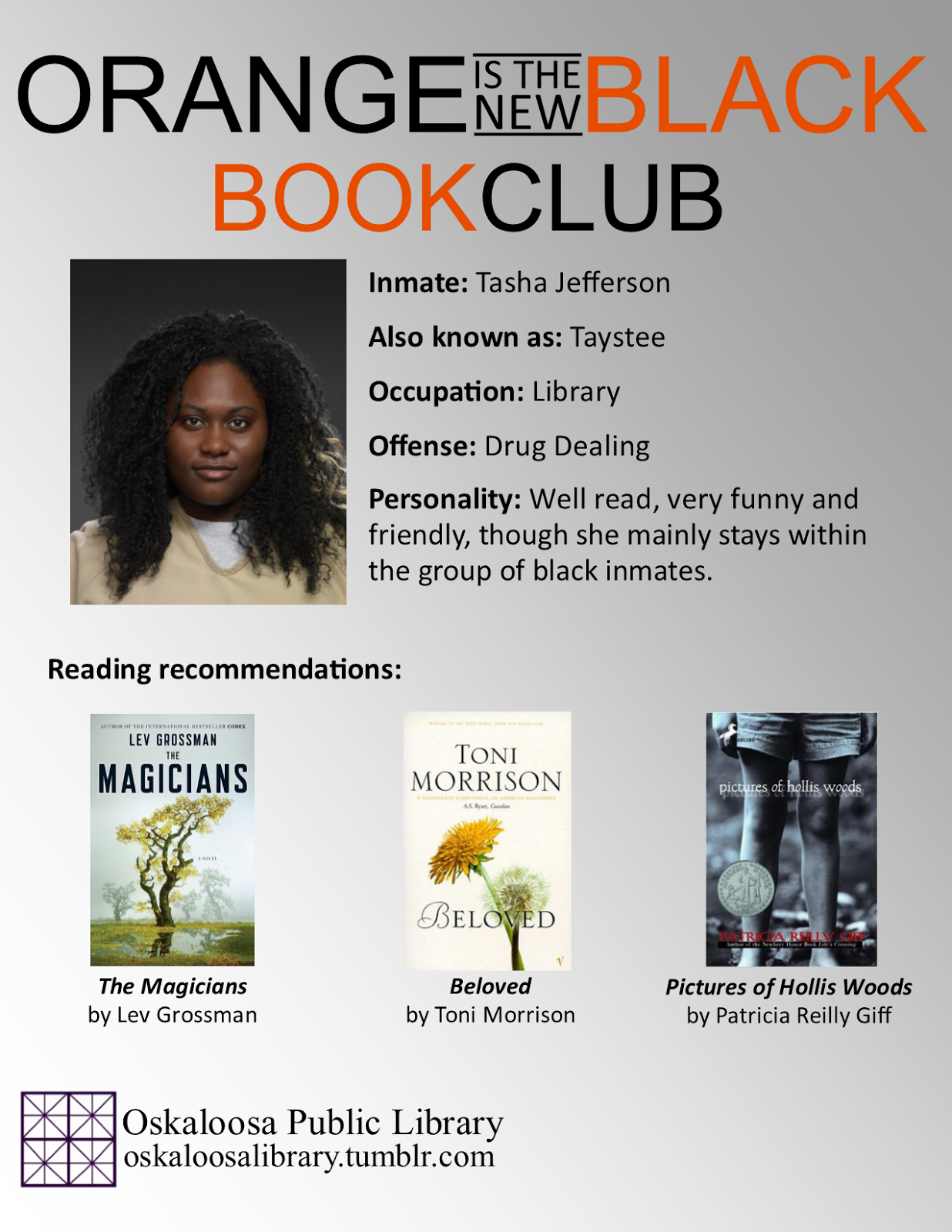 The Reader's Window Orange is the New Black Book Club