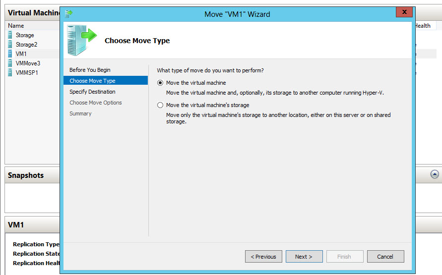 Image result for How to Move VM from one Hyper-V to another?