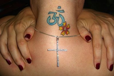 Women Neck Tattoos