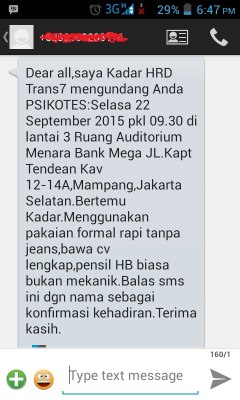 Denarosiana S Blog Cari Gawe Panggilan Psikotes Dan Interview Kerja Part 1 Astra Daihatsu Indosiar Trans7