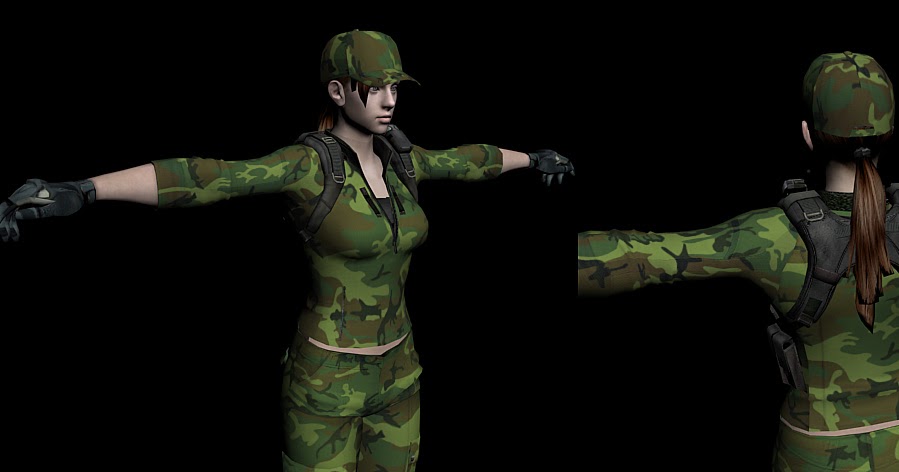 Skin Feminina Exército (Feminina) ~ SOS MODS - MODS PARA