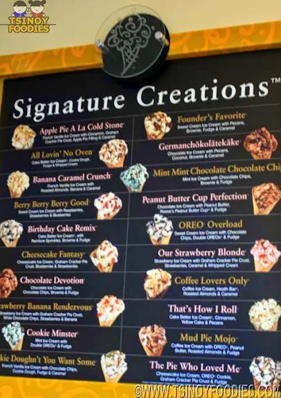 cold stone signature creations