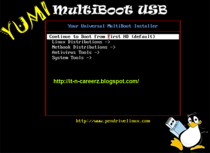 YUMI A Very Easy Tool For Creating MultiBoot USB Flash Drive